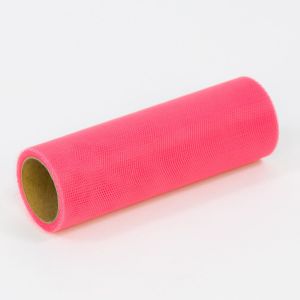 Tiul w rolce 15cm x 10y koralowy